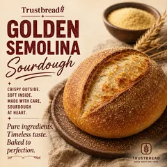 Golden Semolina Sourdough
