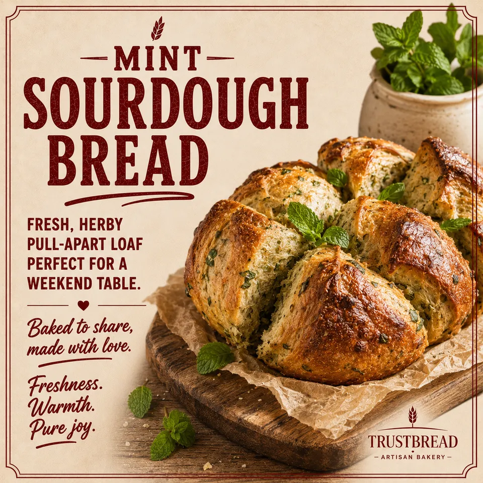 Mint Sourdough Bread