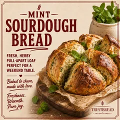 Mint Sourdough Bread