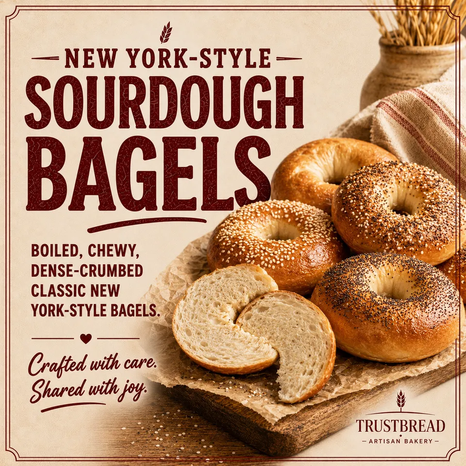 New York-Style Sourdough Bagels