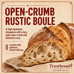 Open-Crumb Rustic Boule