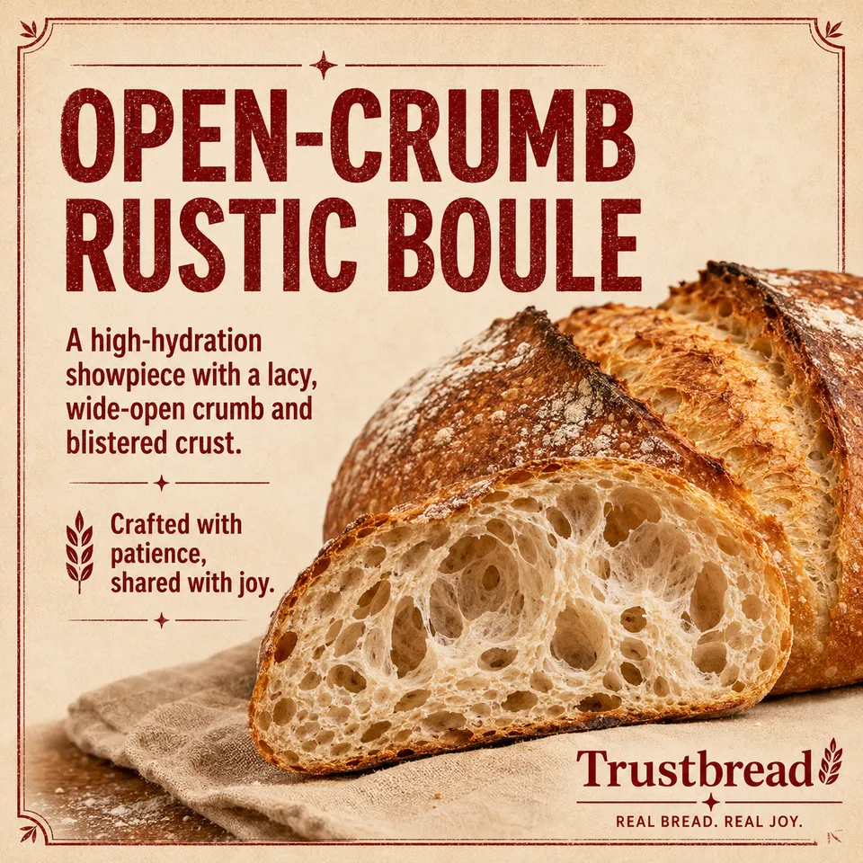 Open-Crumb Rustic Boule