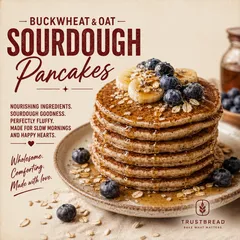 Buckwheat Sourdough Pancakes
