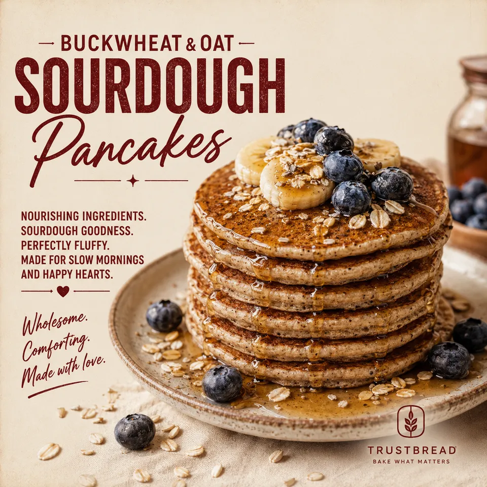 Buckwheat Sourdough Pancakes