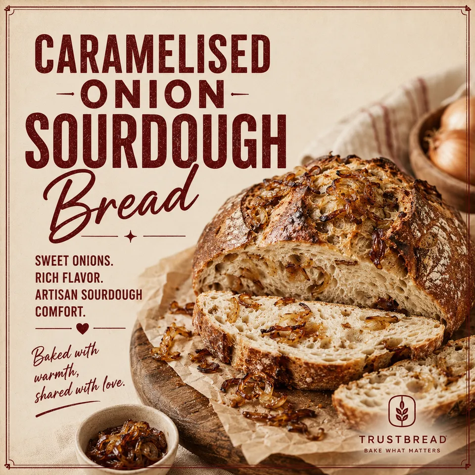 Caramelised Onion Sourdough Bread