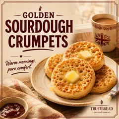 Sourdough English Muffins