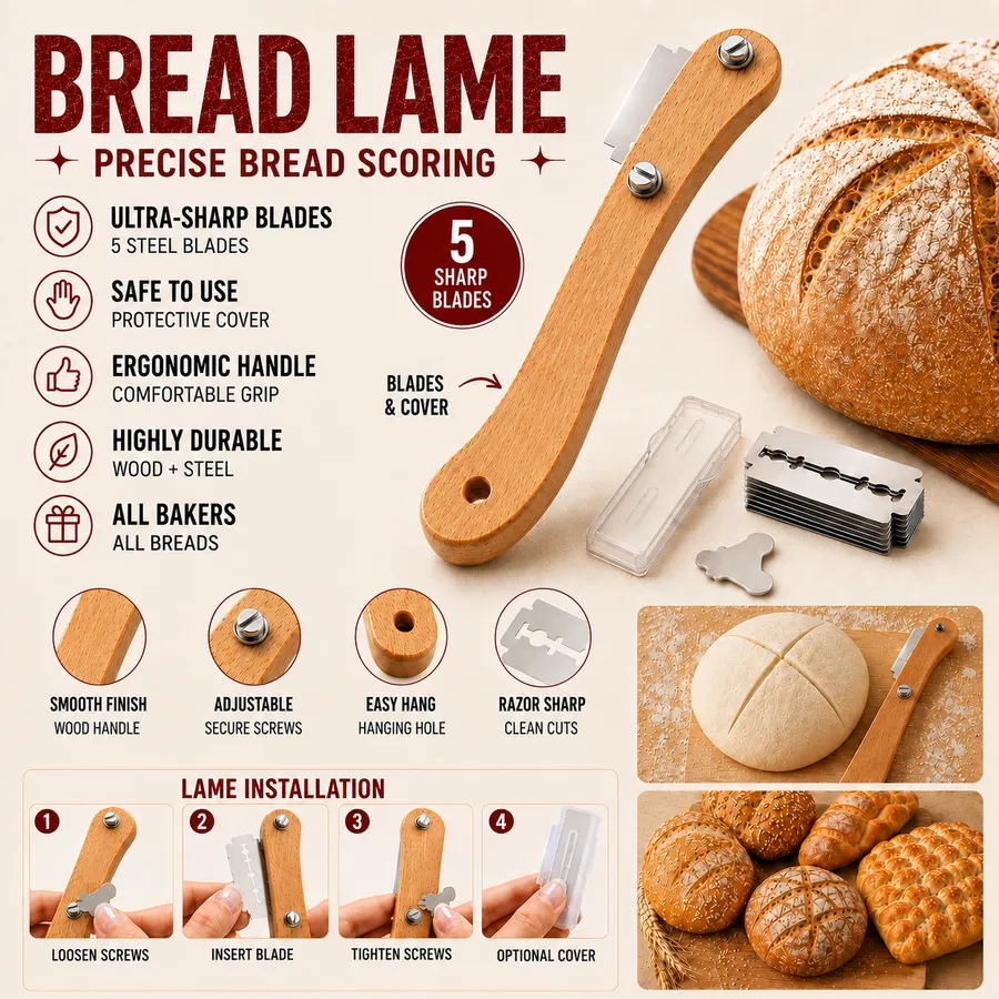 Bread lame scoring tool