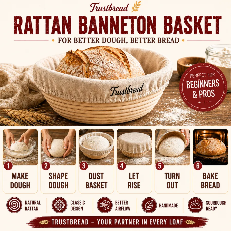 Banneton proofing basket